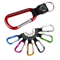 Carabiner with Compass Keychain